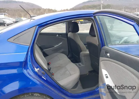 2014 Hyundai Accent Gls z USA, uszkodzony, nr VIN KMHCU4AE2EU748635